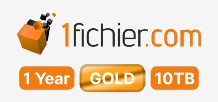 1fichier Premium GOLD 1 Year
