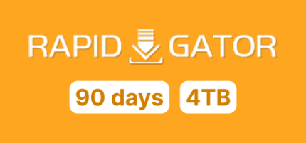 Rapidgator Premium 90 Days 4TB